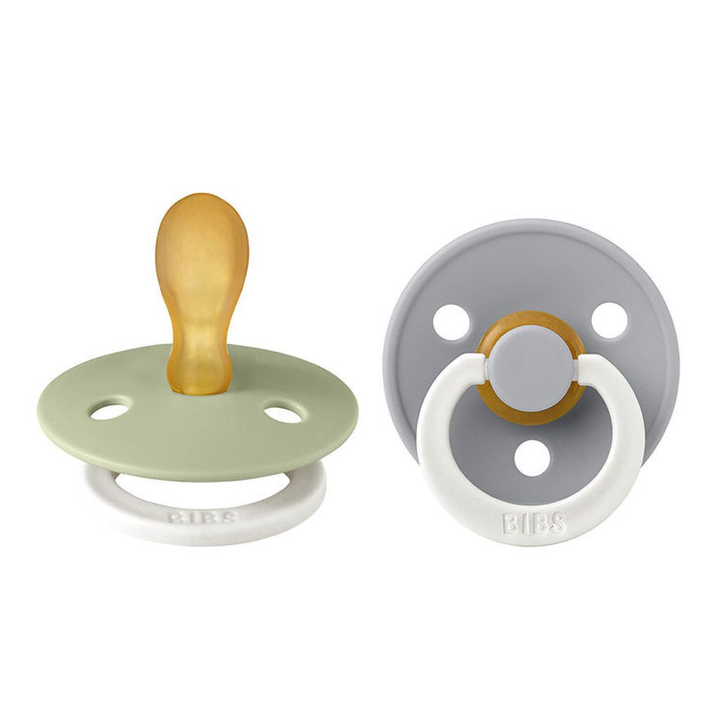 BIBS Colour Natsutter - 2-pak - Str. 2 - Symmetrisk - Sage/Clo