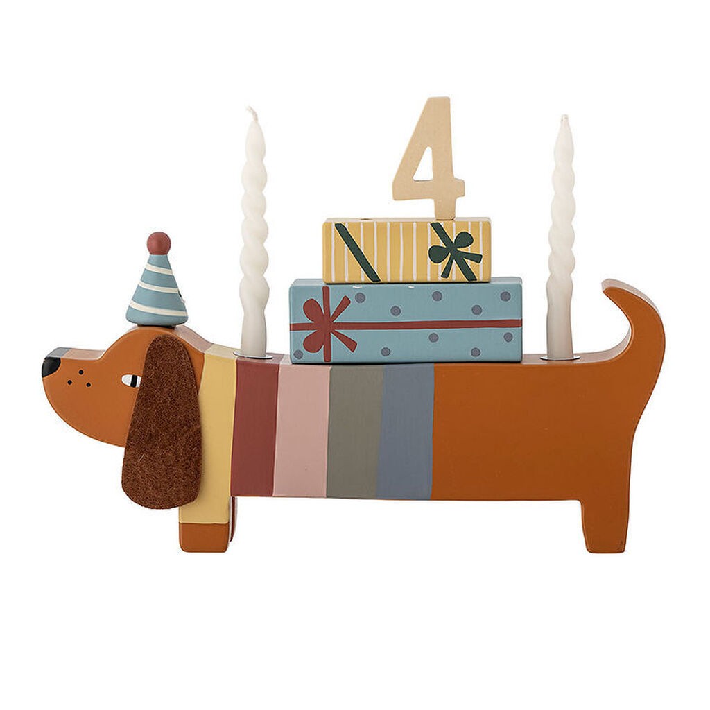 Bloomingville Mini Fødselsdagsdekoration - Charlie - Brun