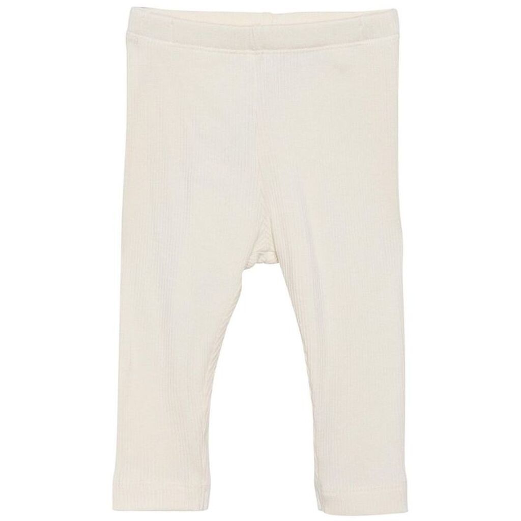 Minymo Leggings - Rib - Seedpearl