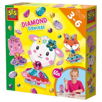 SES Creative Diamantmosaik - Dansende Dyr