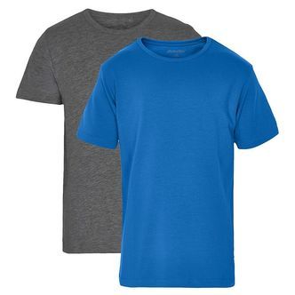 Minymo T-shirt - 2-Pak - Blå/Grå