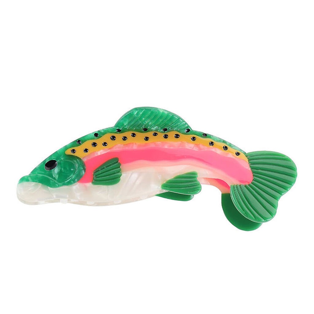 By Stær Hårklemme - Fisk - 12x4 cm - Multi