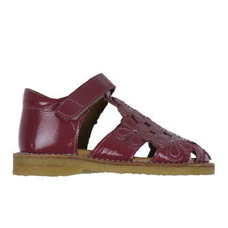 Angulus Sandaler - Berry m. Blomster