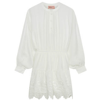 Designers Remix Kjole - Vera Broderie Short - Cream