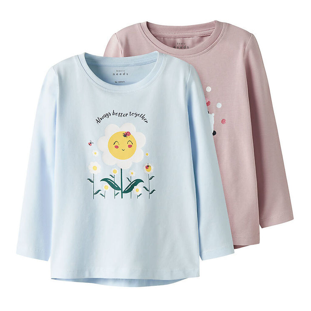 Name It Bluse - NmfVix - 2-pak - Burnished Lilac/Country Air/Flo