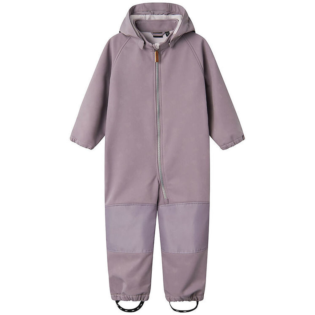 Name It Softshelldragt m. Fleece - NmfAlfa08 - Grey Ridge m. Mag