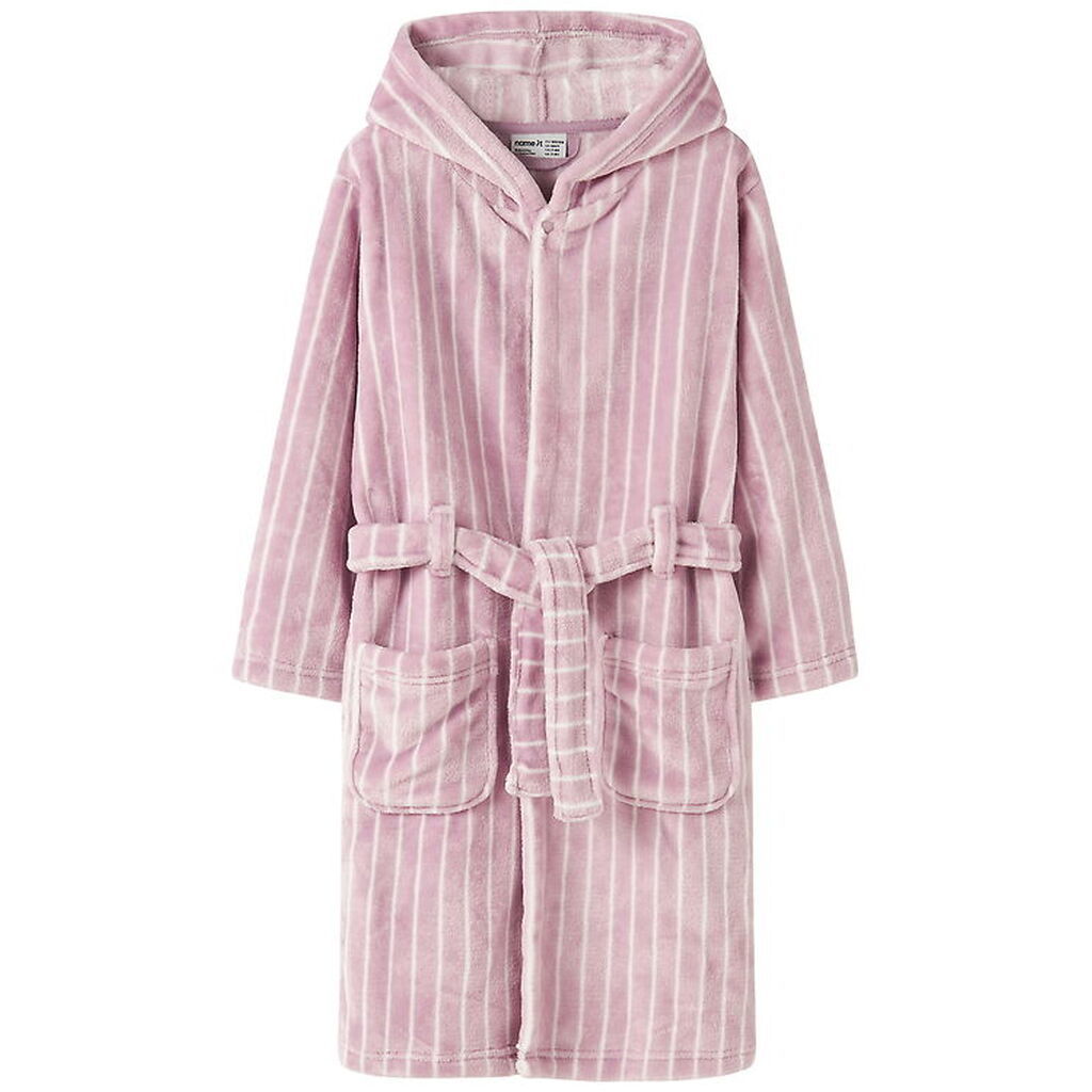 Name It Badekåbe - Velour - NkfRose - Keepsake Lilac