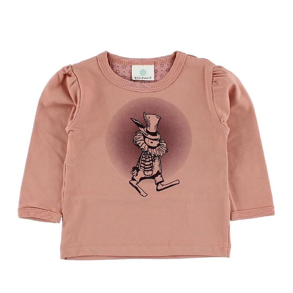 En Fant Bluse - Gl. Rosa m. Klovn
