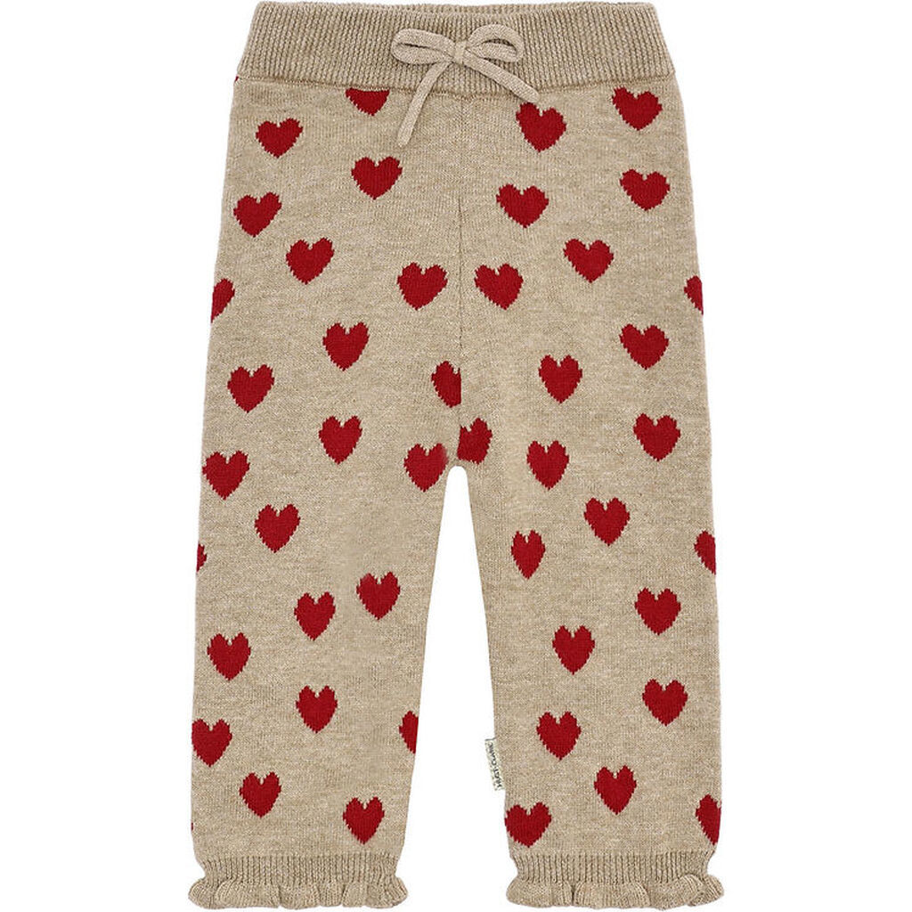 Hust and Claire Bukser - Strik - HCLisa - Biscuit m. Hjerter