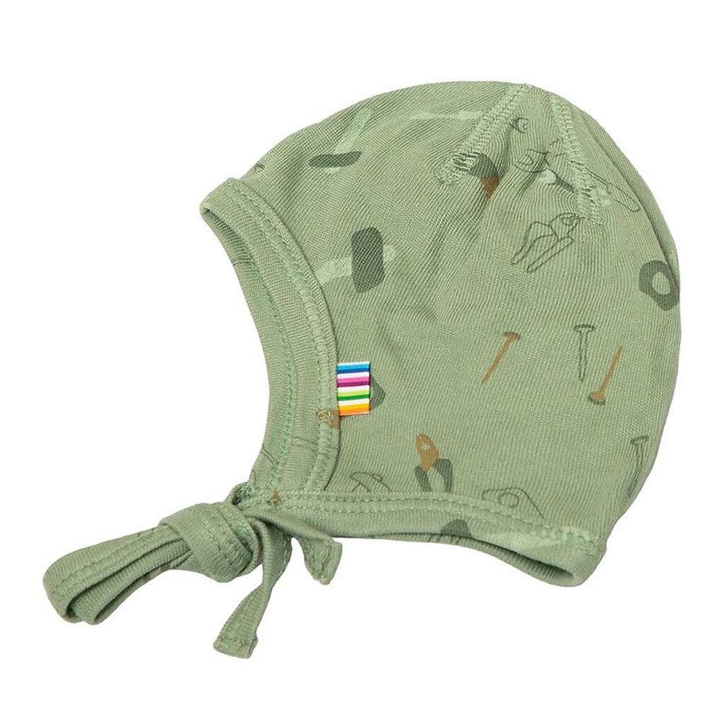 Joha Babyhjelm - Bambus -Støvet Grøn m. Værktøj