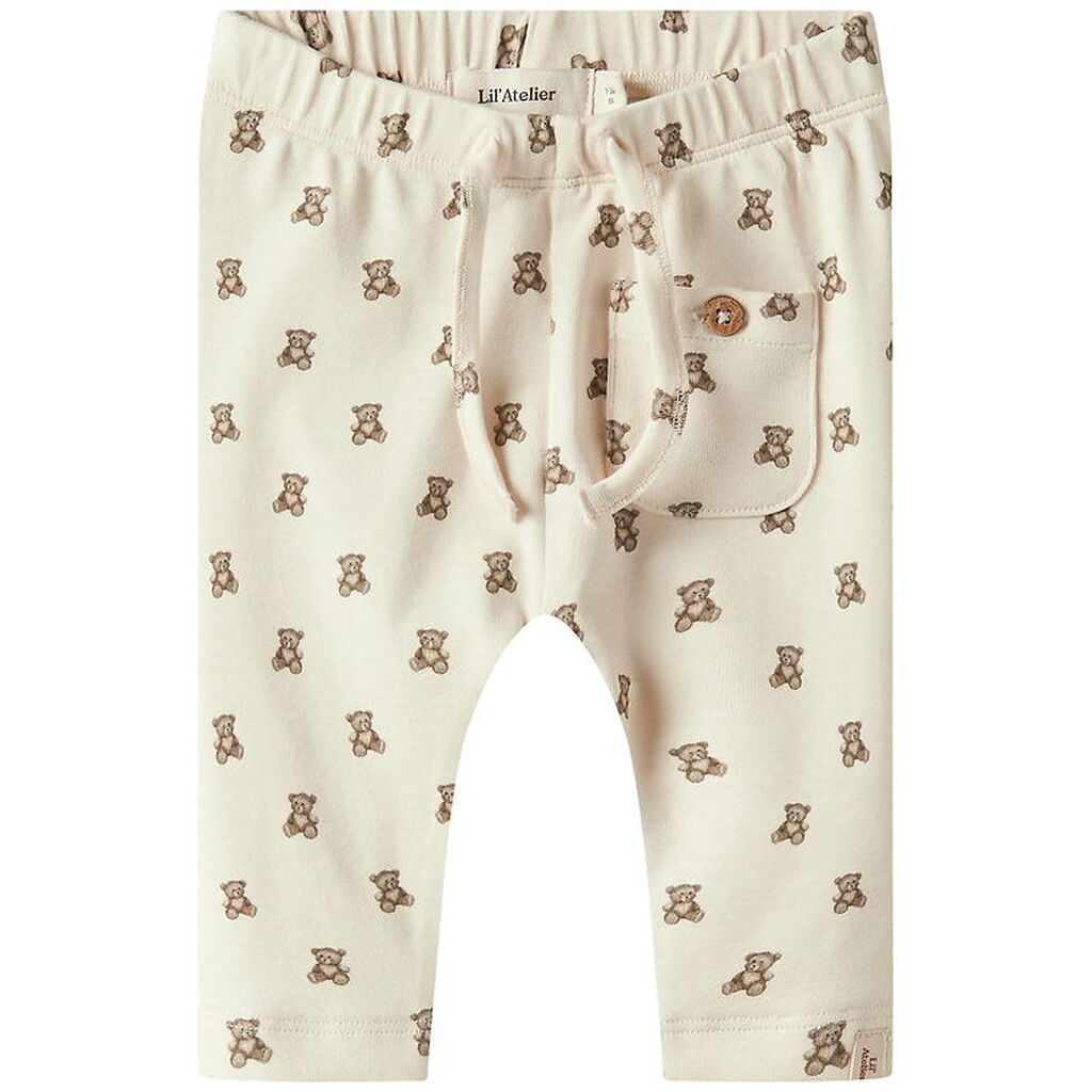 Lil Atelier Bukser - NbnGayo - Turtledove/Teddybear