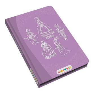 Kidywolf LCD-tegnetavle m. 30 Motiver - Kidydraw-Mini - Princess