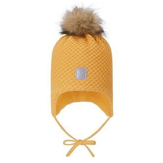 Reima Hue m. Fleece - Uld/Polyester - Murmeli - Amber Yellow m.