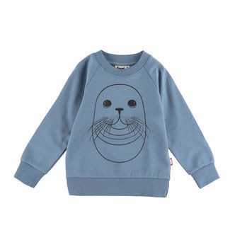 DYR-Cph Sweatshirt - Dyrbellow - Porcelaine Outline Sael