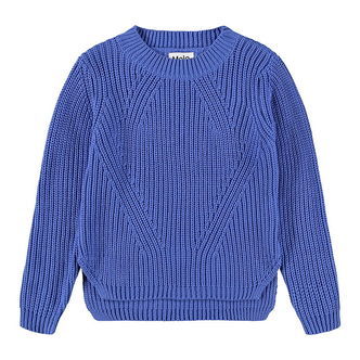 Molo Bluse - Strik - Gillis - Violet Blue