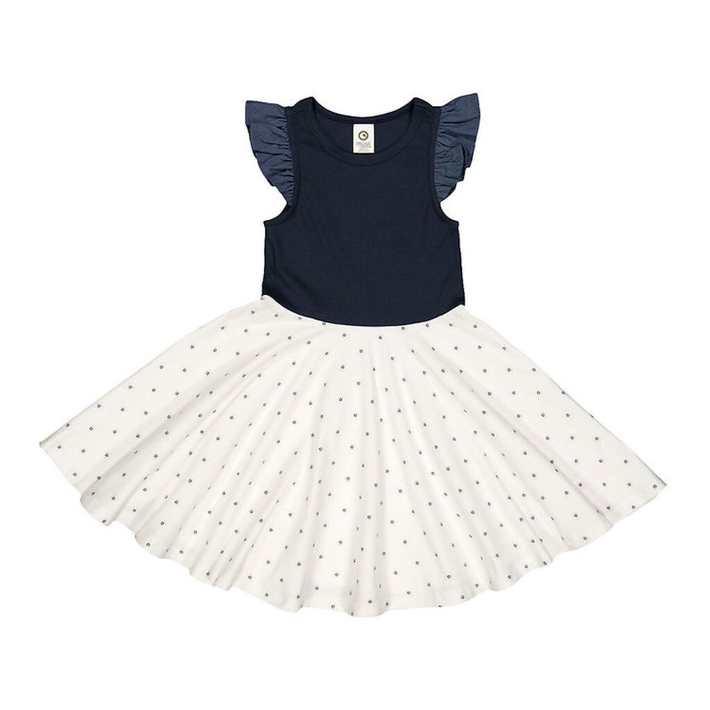 Müsli Kjole - Rib - Daisy - Night Blue