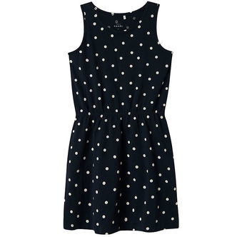 Name It Kjole - NkFVigga - Dark Sapphire/Dot