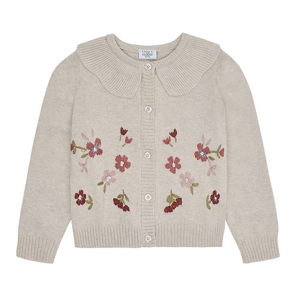 Hust and Claire Cardigan - Strik - Camilia - Wheat Melange