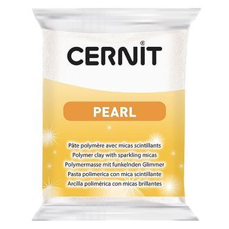 Cernit Polymer Ler - Pearl - Hvid