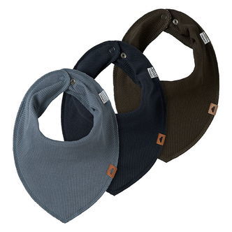 Name It Savlesmække - Rib - NbmYasim - 3-pak - Flint Stone/Navy