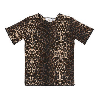 The New Siblings T-shirt - Rib - TnstEllie - Oxford Tan AOP