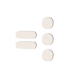 Sebra Træbogstaver - Tegn - Birchbark Beige