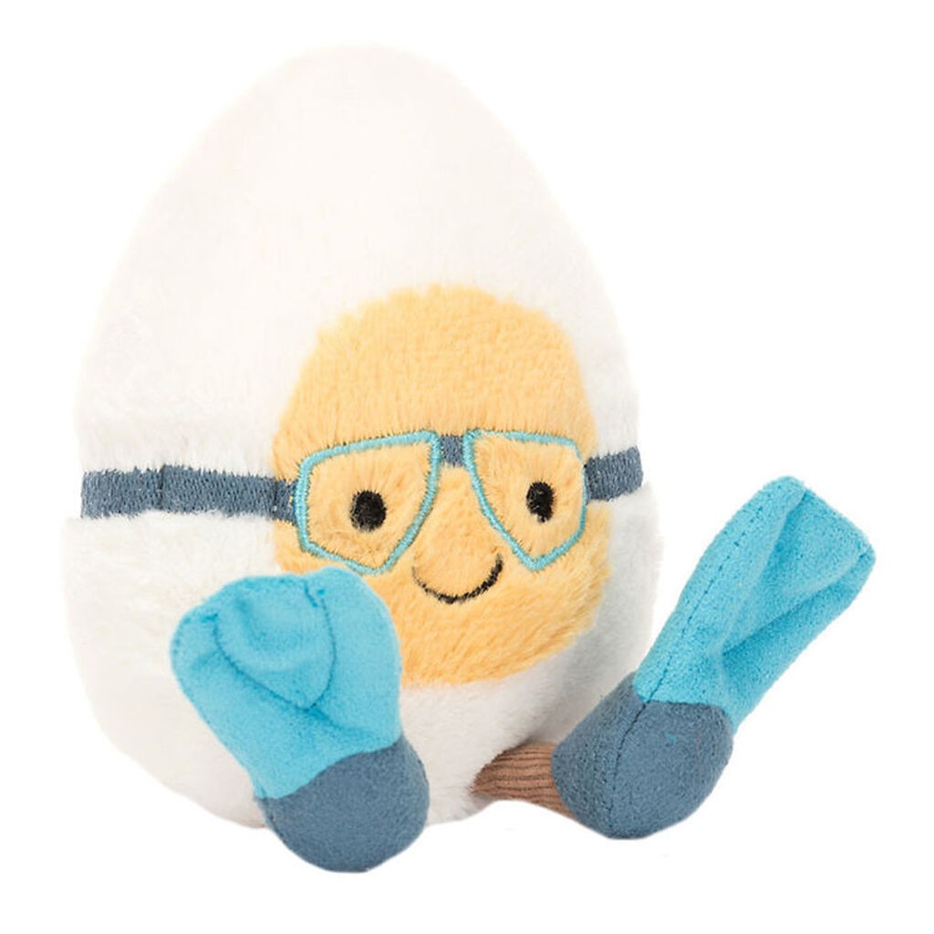 Jellycat Bamse - 14x9 cm - Amuseables Boiled Egg Scuba
