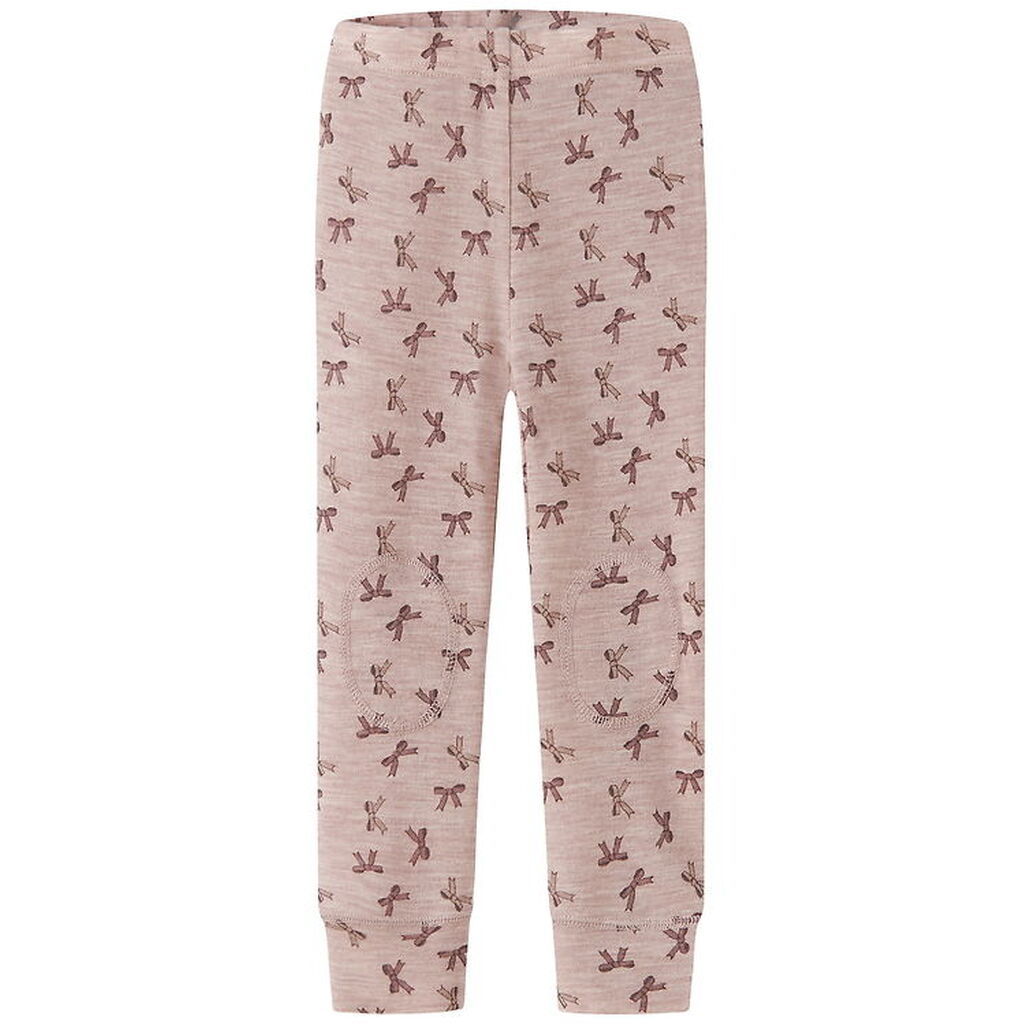 Name It Leggings - Uld - NmfWang - Shadow Gray/Bows