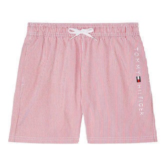 Tommy Hilfiger Badeshorts - Ithaca White/Medium Red