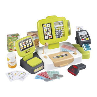 Smoby Kasseapparat m. Lys/Lyd - Stor - 30 dele