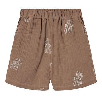 Fliink Shorts - Hello - Pine Bark Cactus Aop