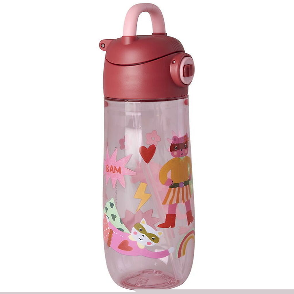 Rice Drikkedunk - 550 ml - Hero Print/Pink