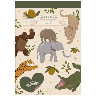 Konges Sløjd Klistermærker - A Sticker A Day - 200+ stk. - Tiger