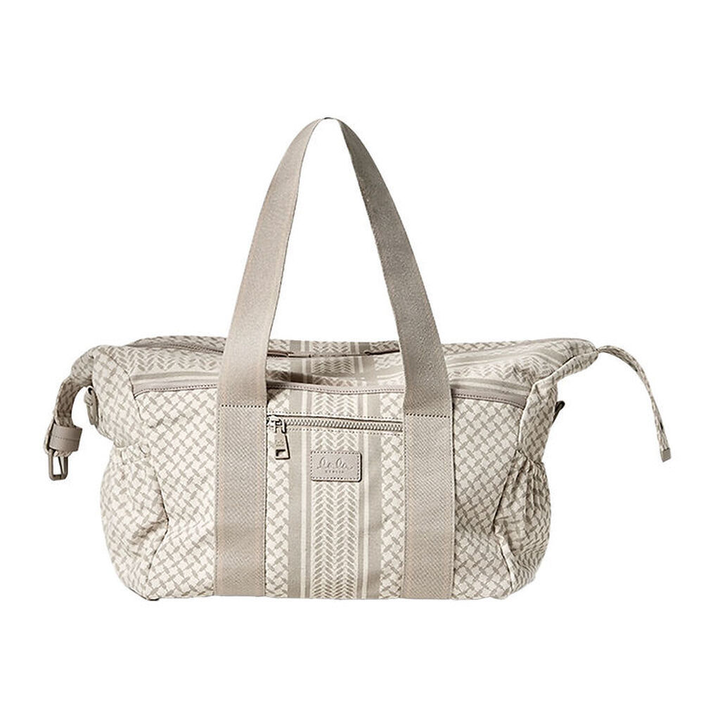 Lala Berlin Taske - Big Bag Muriel 2.0 - Heritage Stripe Beige
