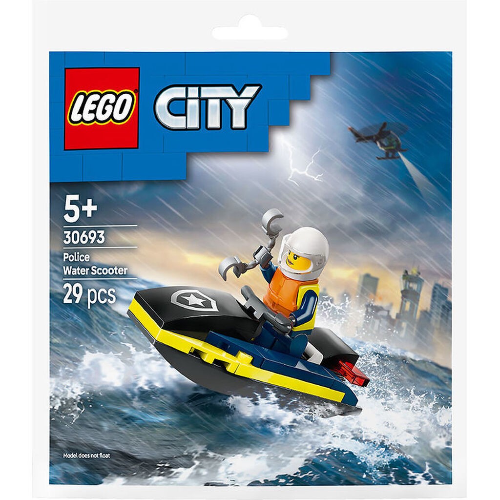 LEGOÂ® City - Politivandscooter 30693 - 29 Dele