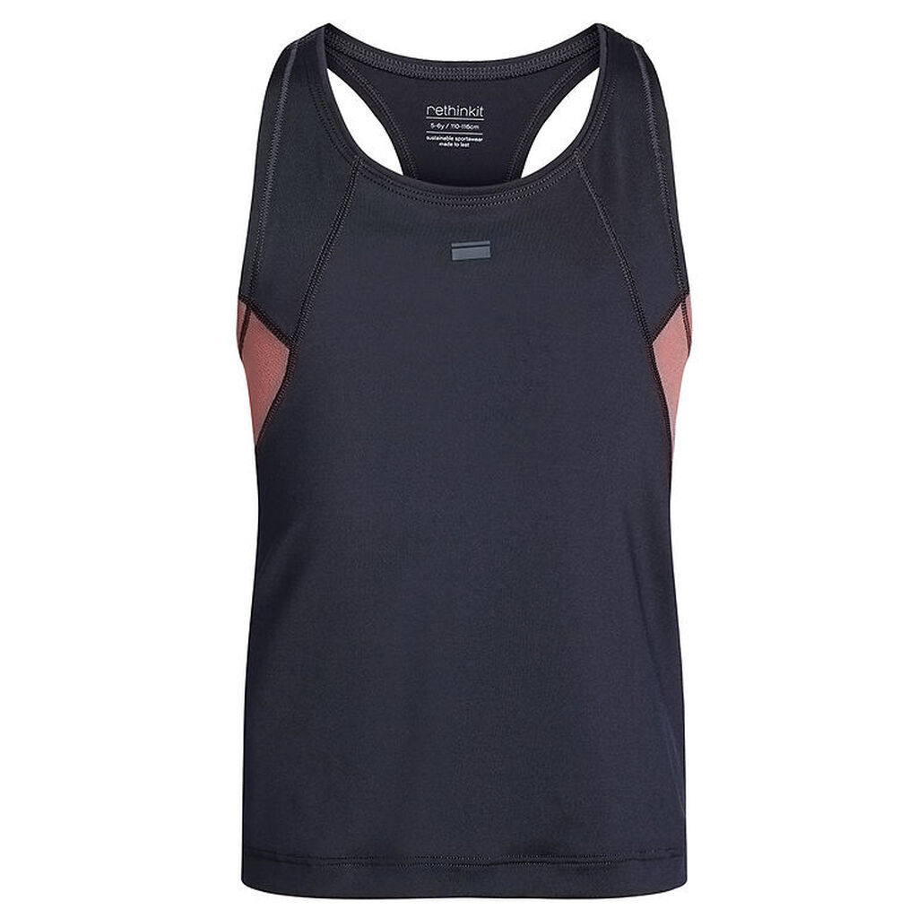 Rethinkit Tanktop - Anais - Midnight Blue m. Gammelrosa