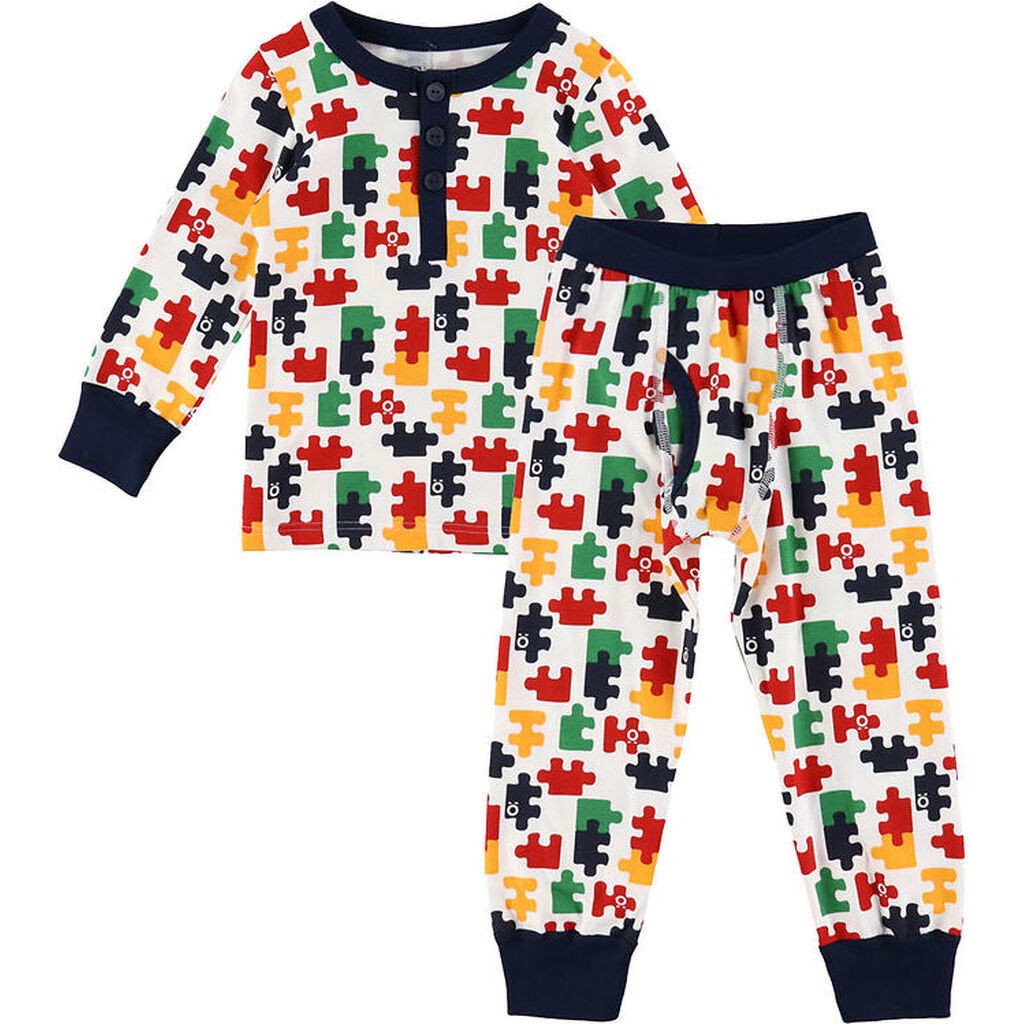 Katvig Nattøj - Navy/Rød