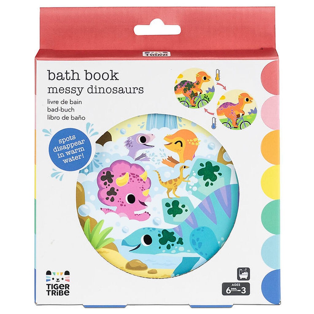 Tiger Tribe Badebog - Messy Dinosaurs