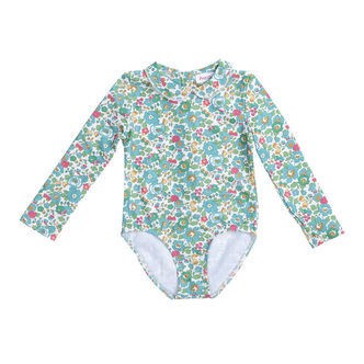 Petit Crabe Badedragt - Peeter Pan - UV50+ - Betsy m. Blomster