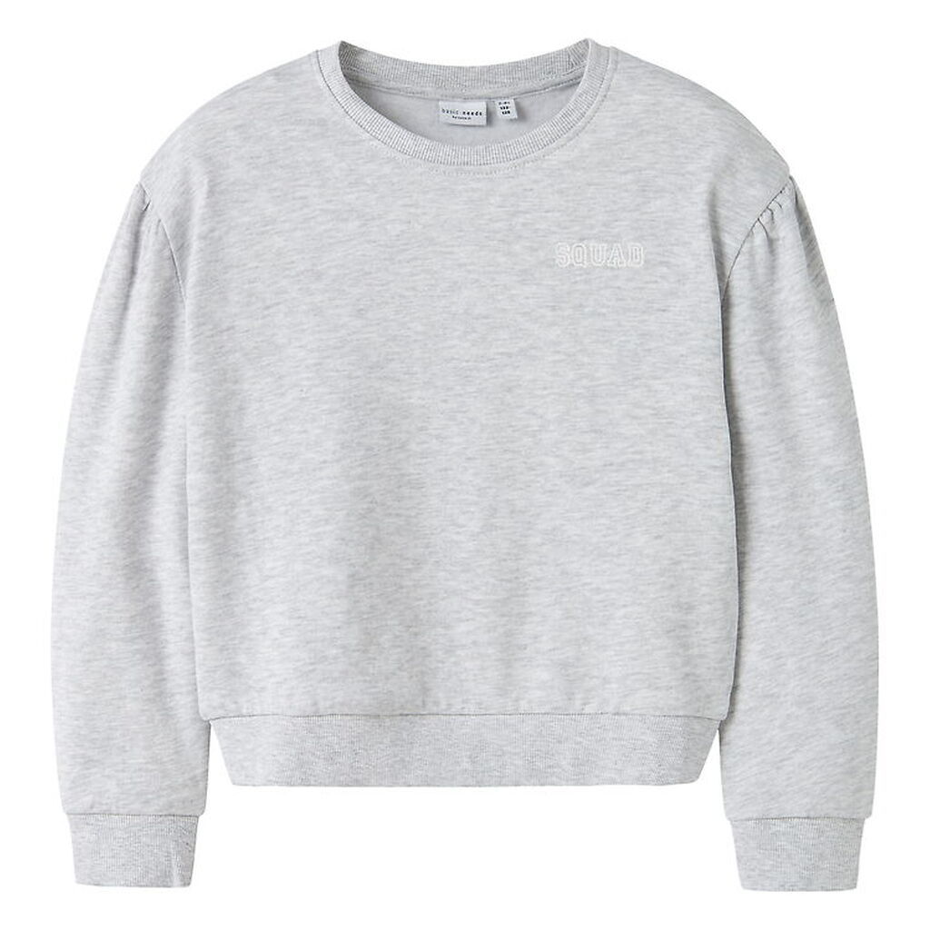 Name It Sweatshirt - NkfVima - Light Grey Melange/Squad Light