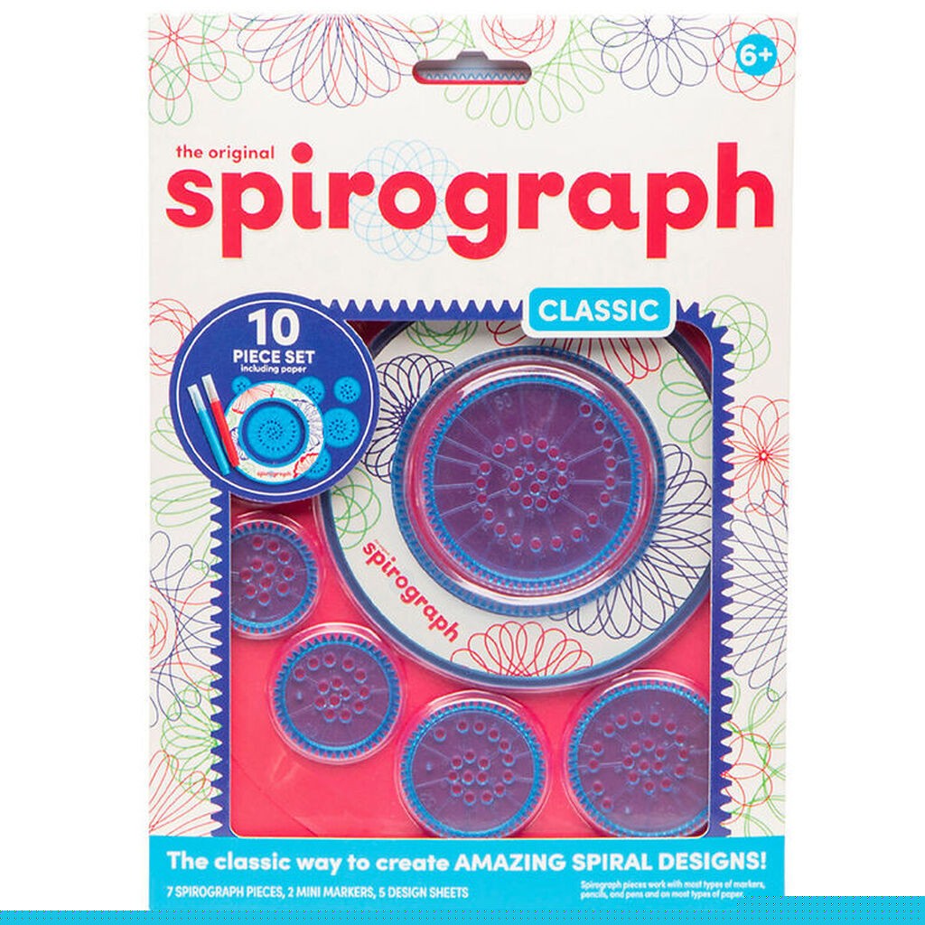 Spirograph Tegnesæt - 10 dele - Value - Classic