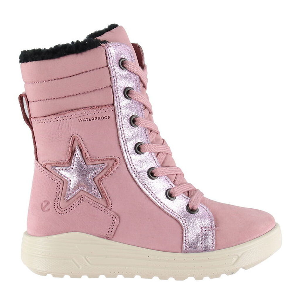 Ecco Vinterstøvler - Urban Snow - Lace Up - Blush/Blush/Blush