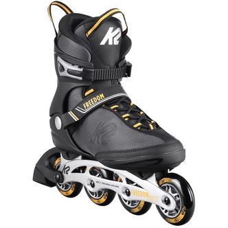 K2 Rulleskøjter - Freedom M - Sort/Gul - Inliner