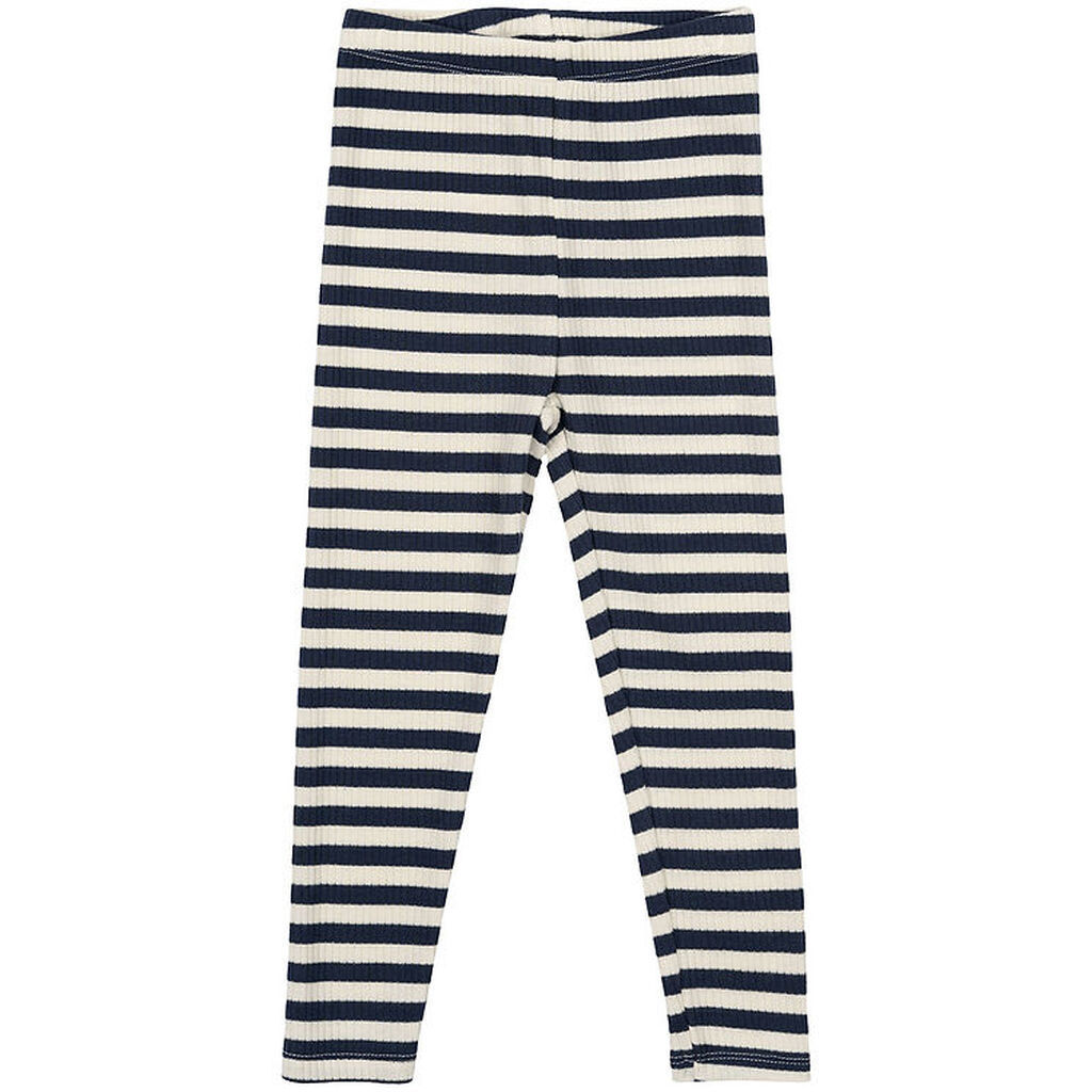 The New Siblings Leggings - Rib - TnstFro - Mood Indigo Striped