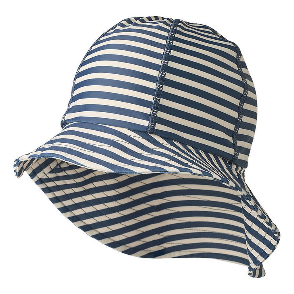 Wheat Badehat - UV40+ - Bora - Blue Stripe
