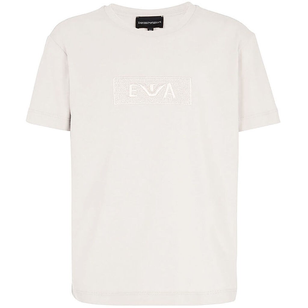 Emporio Armani T-shirt - Off White m. Broderi