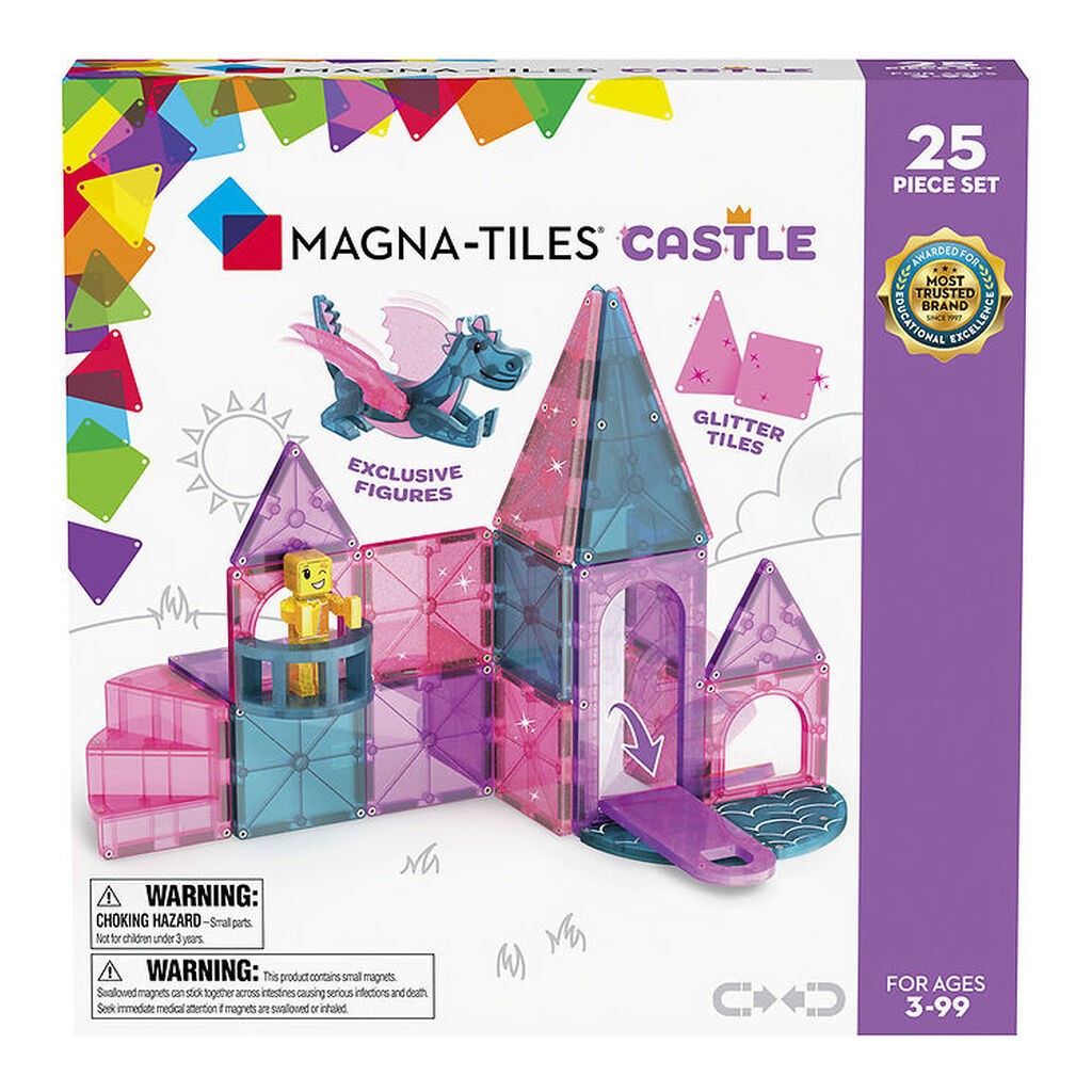 Magna-Tiles Magnetsæt - 25 Dele - Castle