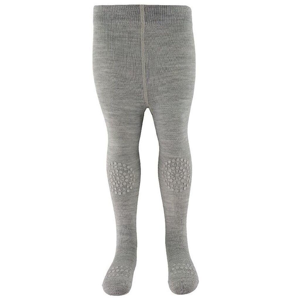 GoBabyGo Kravlestrømpebukser - Uld - Gråmeleret