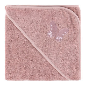 Nørgaard Madsens Badeslag - 75x75 cm - Mauve m. Sommerfugl