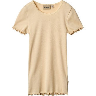 Wheat T-shirt - Rib - Katie - Macadamia